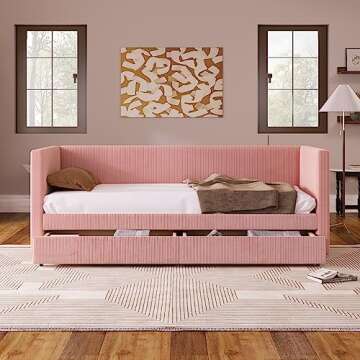 Stylish Harper & Bright Twin Daybed with Storage Drawers