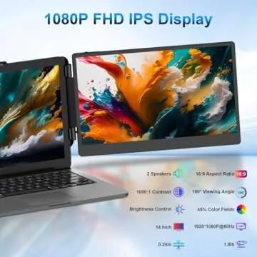 CIDETTY 14'' Dual/Triple Laptop Screen Extender