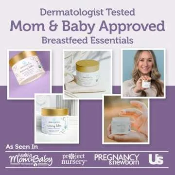 Era Organics Soothing Nipple Butter Breastfeeding Cream - USDA Organic Baby Friendly Balm to Calm and Moisturize Chapped, Sensitive Skin