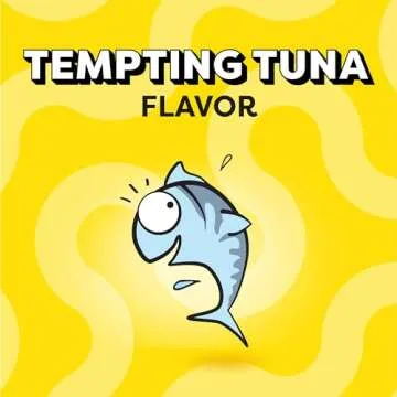 Temptations Jumbo Stuff Crunchy and Soft Cat Treats Tempting Tuna Flavor, 14 oz. Tub