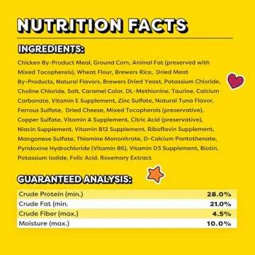 Temptations Jumbo Stuff Crunchy and Soft Cat Treats Tempting Tuna Flavor, 14 oz. Tub