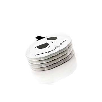 Jack Skellington Pumpkin Coaster Set - Nightmare Collectibles