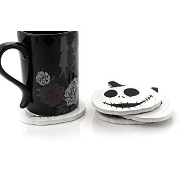 Jack Skellington Pumpkin Coaster Set - Nightmare Collectibles