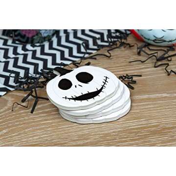 Jack Skellington Pumpkin Coaster Set - Nightmare Collectibles