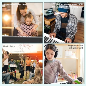 FVEREY Foldable Piano Keyboard 61 Keys for Beginners