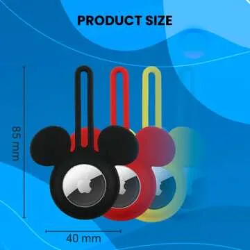 Disney Mickey Mouse Airtag Holder Silicone 4-Pack