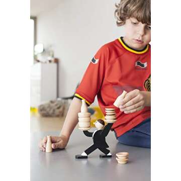 Kikkerland Don't Tip The Waiter Stacking Game