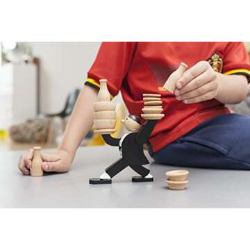 Kikkerland Don't Tip The Waiter Stacking Game