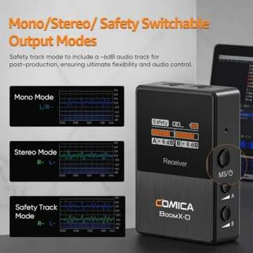 Affordable Comica BoomX-D2 Wireless Microphone for Creators