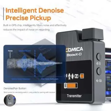Affordable Comica BoomX-D2 Wireless Microphone for Creators