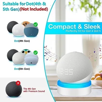 ZUOLACO Echo Dot 4th/5th Generation Table Holder