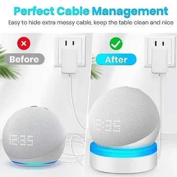 ZUOLACO Echo Dot 4th/5th Generation Table Holder