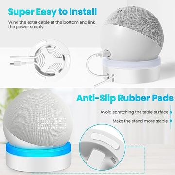 ZUOLACO Echo Dot 4th/5th Generation Table Holder