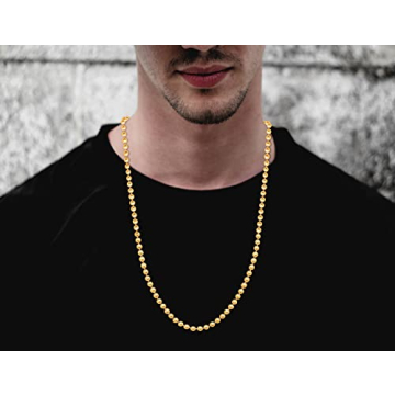 Elegant 925 Sterling Silver Dog Tag Chain Necklace with Gift Box