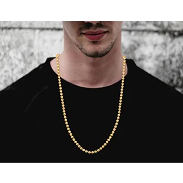 Elegant 925 Sterling Silver Dog Tag Chain Necklace with Gift Box