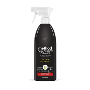 Method Daily Granite Cleaner Spray, Apple Orchard, Plant-Based Cleaning Agent for Granite, Marble, a...