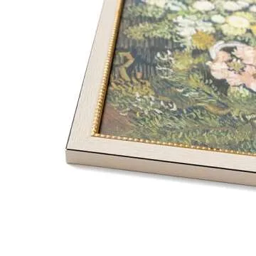 Petal Lane Antique Wall Decor - Vintage Floral Wall Art - Make Your Own Gallery Wall Frame Set - Dar...