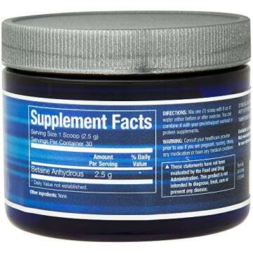 Boost Your Performance with BODYTECH Betaine Anhydrous 2500 MG