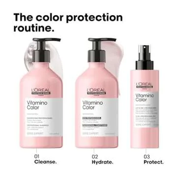 L'Oreal Professionnel Vitamino Color Conditioner - Protects & Preserves Hair Color, Ehances Shine & Vibrancy and Moisturizes & Detangles