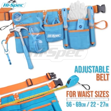 Hi-Spec Kids Tool Kit 16pc - Real Metal Tools for Fun