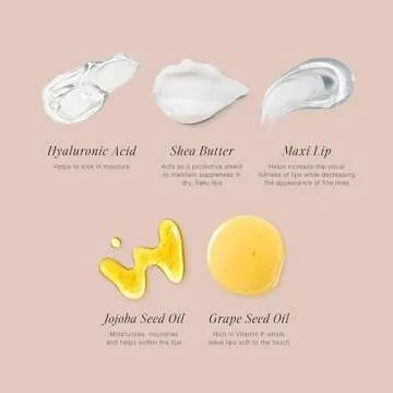 Jouer Conditioning & Repairing Lip Mask – Overnight Lip Mask for Dry Lips - Moisturizing Lip Balm - Maxi Lip for Plumper Lips and Visual Fullness - with Jojoba Oil and Grapeseed Oil for Hydration