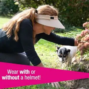 EquiVisor: 4.5” Sun Visor for Outdoor Activities