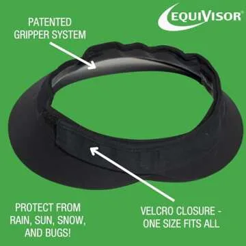 EquiVisor: 4.5” Sun Visor for Outdoor Activities
