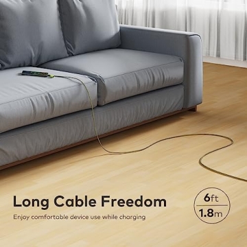 XCOOL 4-in-1 USB-C Cable - Fast Charging, 6ft Length