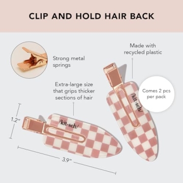 Kitsch XL Creaseless Hair Clips for Effortless Styling