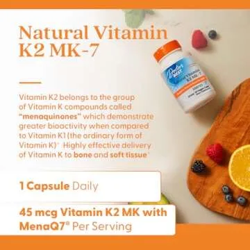 Doctor's Best Natural Vitamin K2 MK-7 for Bone Health