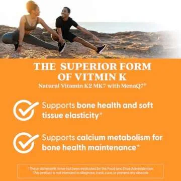 Doctor's Best Natural Vitamin K2 MK-7 for Bone Health