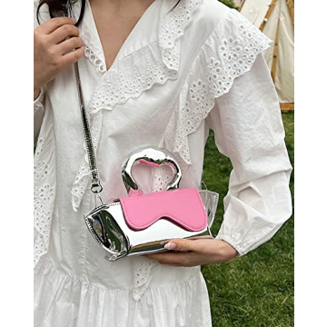 Buy Small Silver Bag Perfect for Casual and Evening Wear