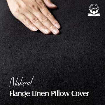 Foindtower Pack of 2, Decorative Linen Soild Throw Pillow Covers Soft Accent Cushion Case Boho Farmh...