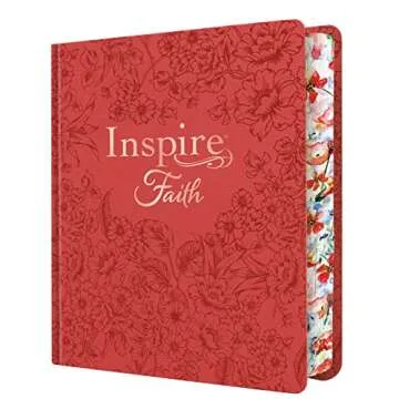 Inspire FAITH Bible NLT: Creative Journaling & Coloring