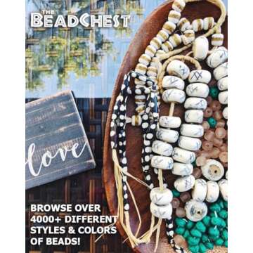 TheBeadChest Lime Swirl Recycled Glass Beads 18mm Ghana African Sea Glass Green Round Large Hole 32 Inch Strand Handmade Fair Trade