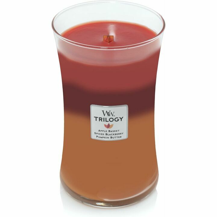 WoodWick Autumn Harvest Candle - Premium Soy Blend