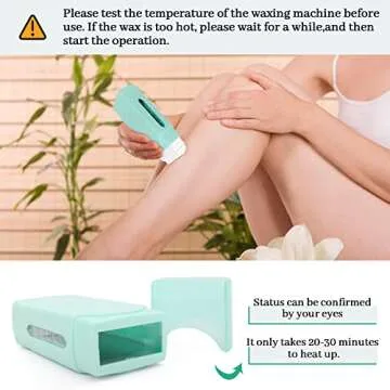 Roll-On Wax Warmer for Effortless Hair Removal at Home