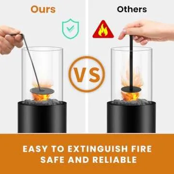 Smokeless Portable Tabletop Fireplace for Any Space