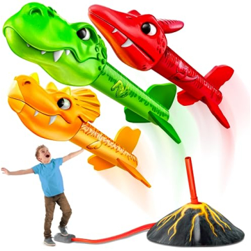 Dino Blasters: Fun Outdoor Rockets for Kids