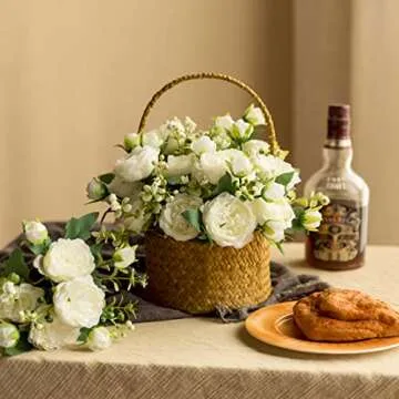 Floweroyal Artificial Peony Flowers for Weddings & Decor