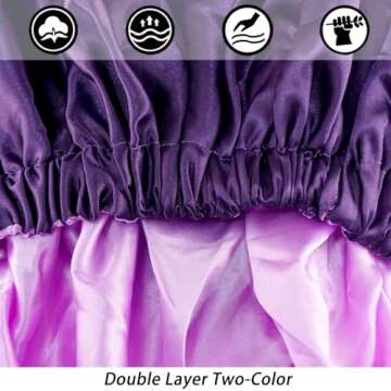 Luxurious Satin Bonnet for Hair - Natural & Curly Care