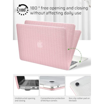 Seorsok Stylish Case for MacBook Air 13.6 Inch 2022-2024