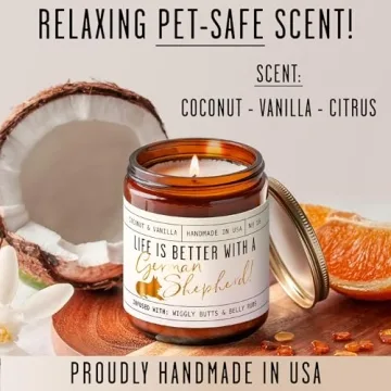 German Shepherd Gifts for Women - Candle with Essential Oils