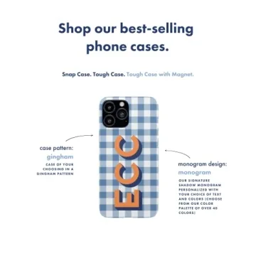 Stylish Gingham Phone Cases - Personalize Yours Now