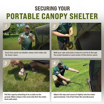 Clam Quick-Set Escape Shelter - Easy Pop-Up Screen Tent