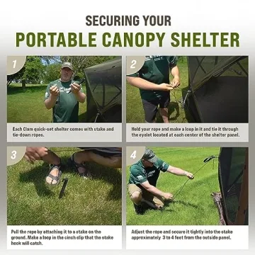 Clam Quick-Set Escape Shelter - Easy Pop-Up Screen Tent
