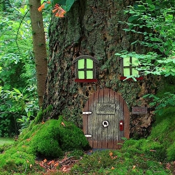 Enchanting Fairy Garden Door and Windows Set