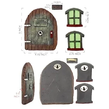 Enchanting Fairy Garden Door and Windows Set