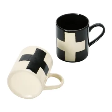 Creative Co-Op Stoneware Mugs & Cups Set of 4