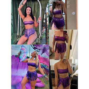 EVELUST Rave Outfit for Women - Festival Ready Bikini Set